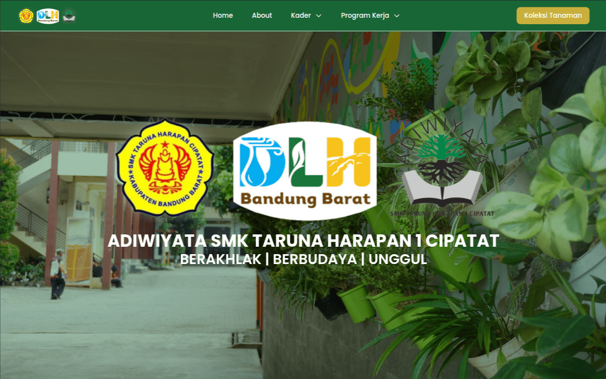 Landing Page Adiwiyata